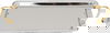 Al Saif Gallery 3-Piece Stainless Steel Toothbrush Set with Gold Handle, Rectangular - Silver product image 3