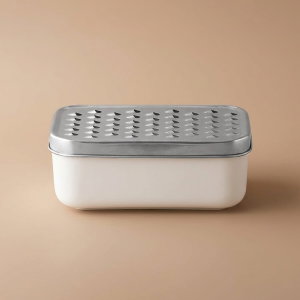 SteelAl Saif Gallery grater, rectangular, with box - silver product image