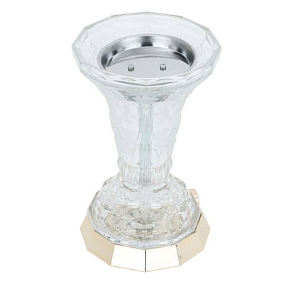 مبخرة زجاج السيف غاليري، بقاعدة ذهبي - شفاف product image 2