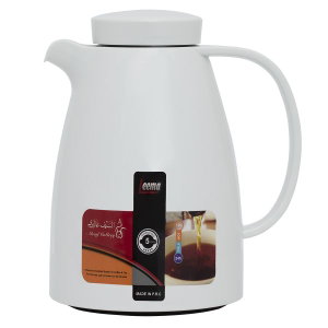 Al Saif Gallery Lima Thermos, 1.5 liters, thermal glass inner container, plastic outer shell - white product image 2