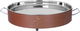 Al Saif Gallery Steel Food Warmer, 54 x 46 x 14 cm, Round, Double Bowl, Wooded Pattern, Large - Brown product image 3