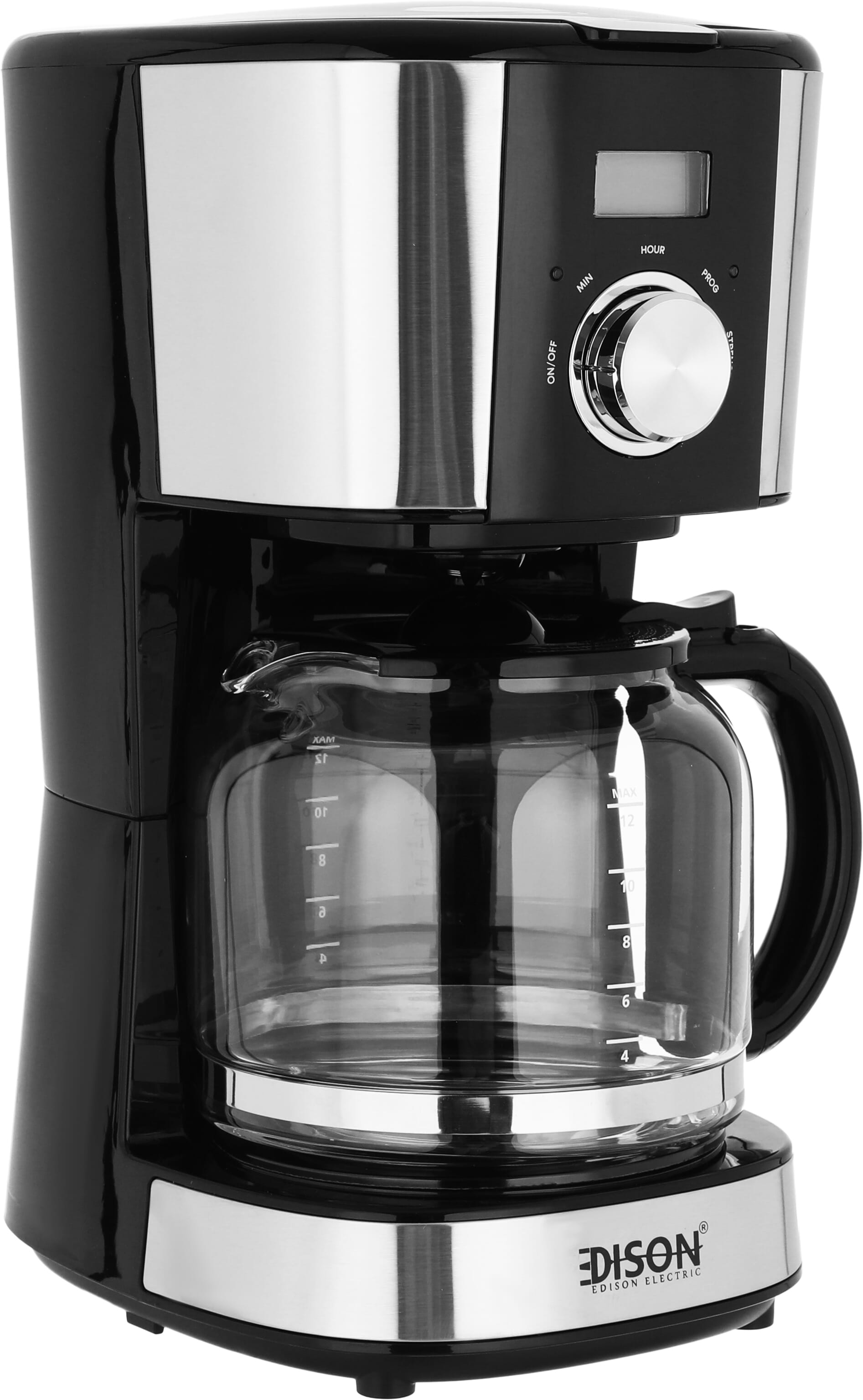 ماكينة قهوة إديسون، 1.5لتر، 900 واط - أسود product image 2