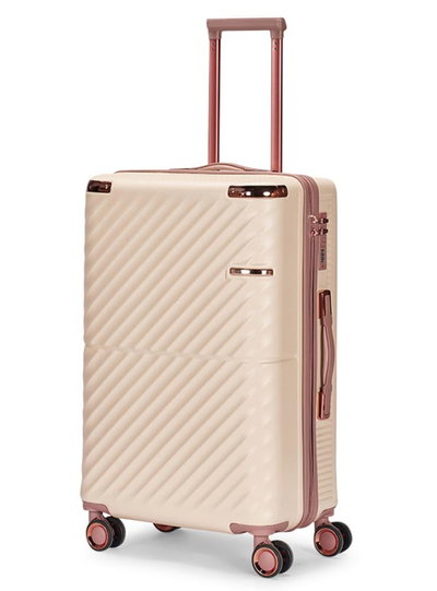 LIMRA Luggage Set, 4 Wheels, 6 Bags, Zipper Closure, 360° Rotating, WM-100 - Beige Rose Gold product image 6