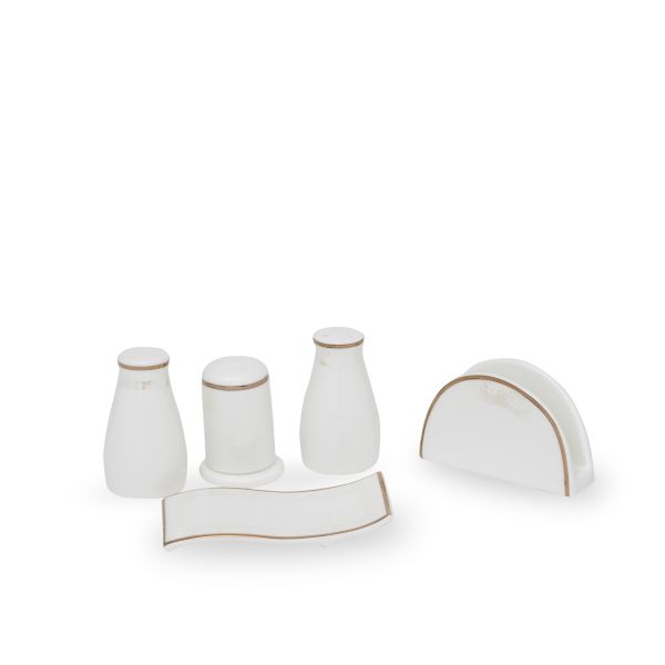 طقم سفرة بورسلان السيف غاليري، 86 قطعة - ابيض product image 3