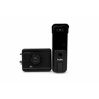 Smart Home Door Lock, supports Wi-Fi and Bluetooth, fingerprint sensor, IPX5 protection rating - Black product image 3