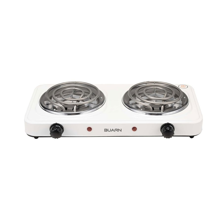 موقد كهربائي بوارن بروفيشنال، 2000 واط، 2 شعلة، HP-T214W - أبيض product image
