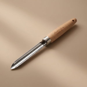 Kosa Steel corer with Wooden Handle fromAl Saif Gallery - Silver product image