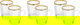 Alsaif Plus Glass Tea Cup Set, 88 ml, 6 Pieces - Clear Gold product image 1