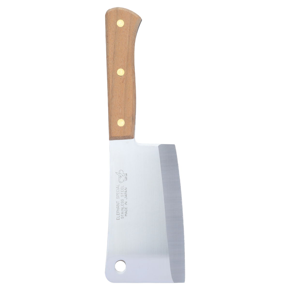Al Saif Gallery stainless steel cleaver, 6 inches, wooden handle - wooden product image 2