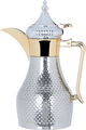 Alsaif Gallery Tamim Thermos, 1 liter, stainless steel inner case, stainless steel outer body - silver product image 1