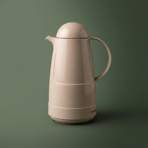 Rotpont 210 Thermos, 1 Liter, Glass Inner Container, Plastic Outer Body - Light Brown product image