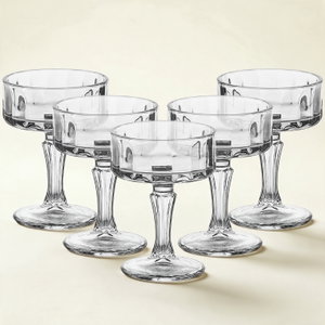 Glass yogurt and dessert cup set, 51 ml, 5 pieces - Clear product image
