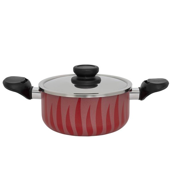 Al Saif Gallery Tefal Red Flame Cooking Pot, 22 cm - Red product image