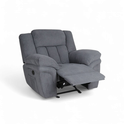كرسي استرخاء قماش، 77x80x95 سم ، هزاز - رمادي product image 4