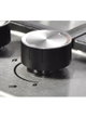 General Golden GGBH9605-EL010 Built-in Gas Tabletop Stove, 87×51 CM, 5 Burners - Silver product image 2