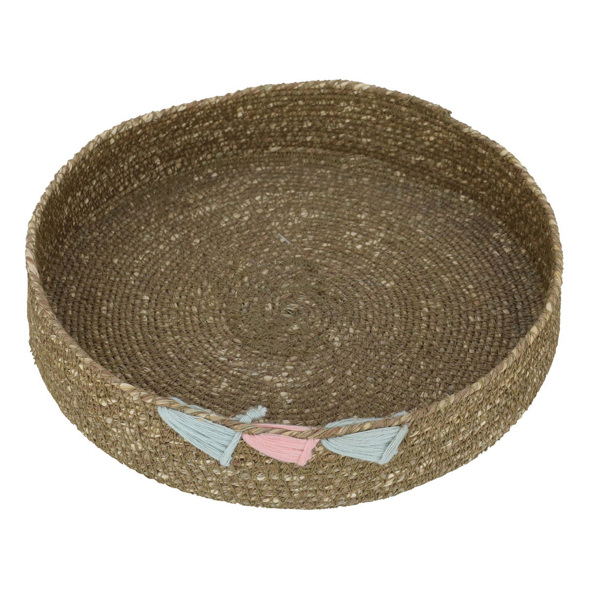 سلة خوص السيف غاليري، 5.5 سم، مثلث أخضر - زيتي product image 2