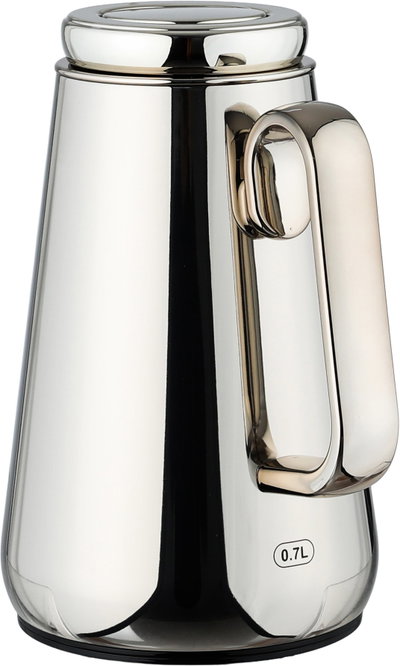 Al Saif Gallery Stainless Steel Thermos, 0.7 Liter, Heat-Resistant Glass Interior, Push Button, Self-Service - Silver product image 3