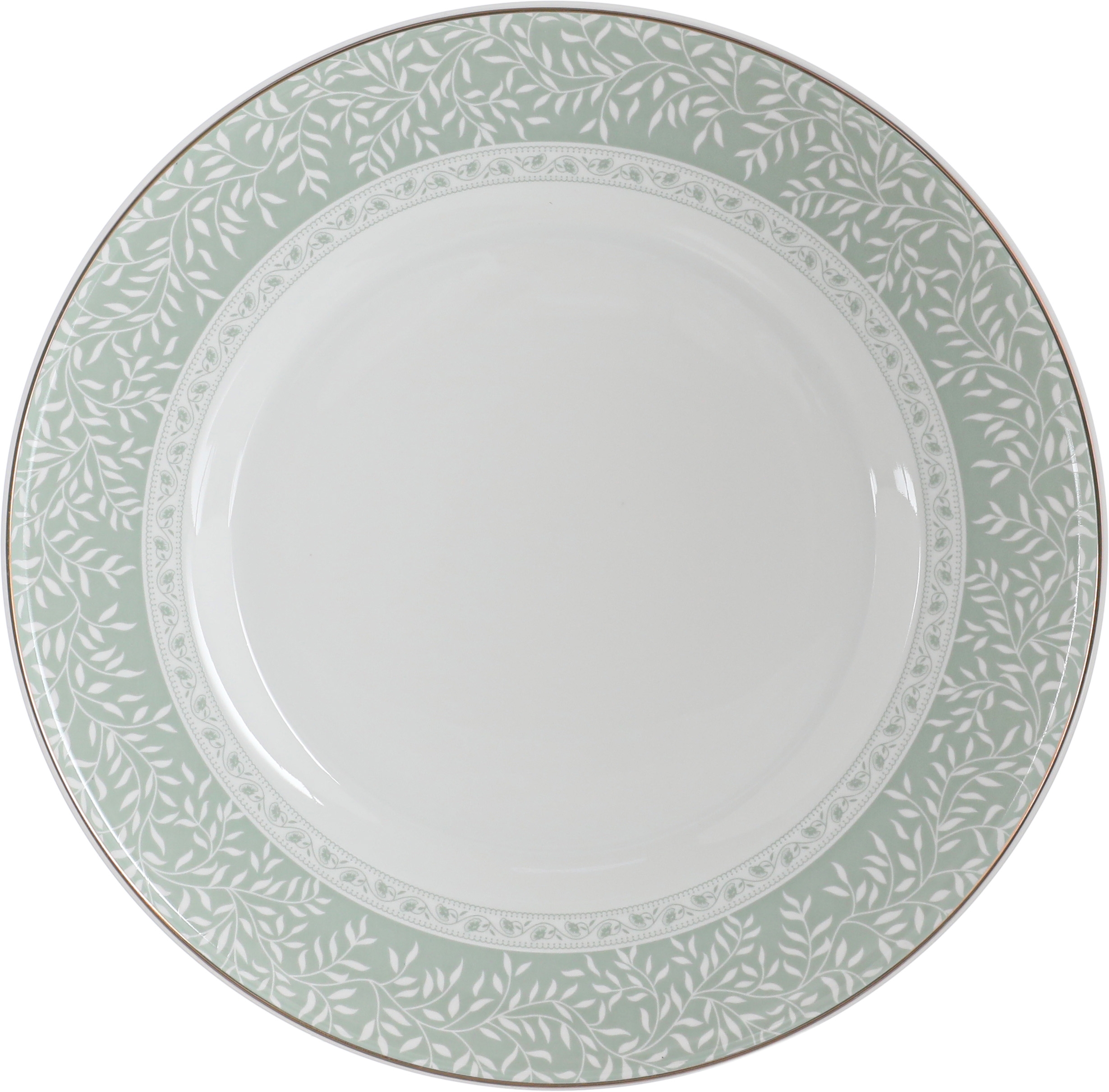 Victoria Al Saif Gallery porcelain dining set, 65 pieces, pattern - white green product image 15