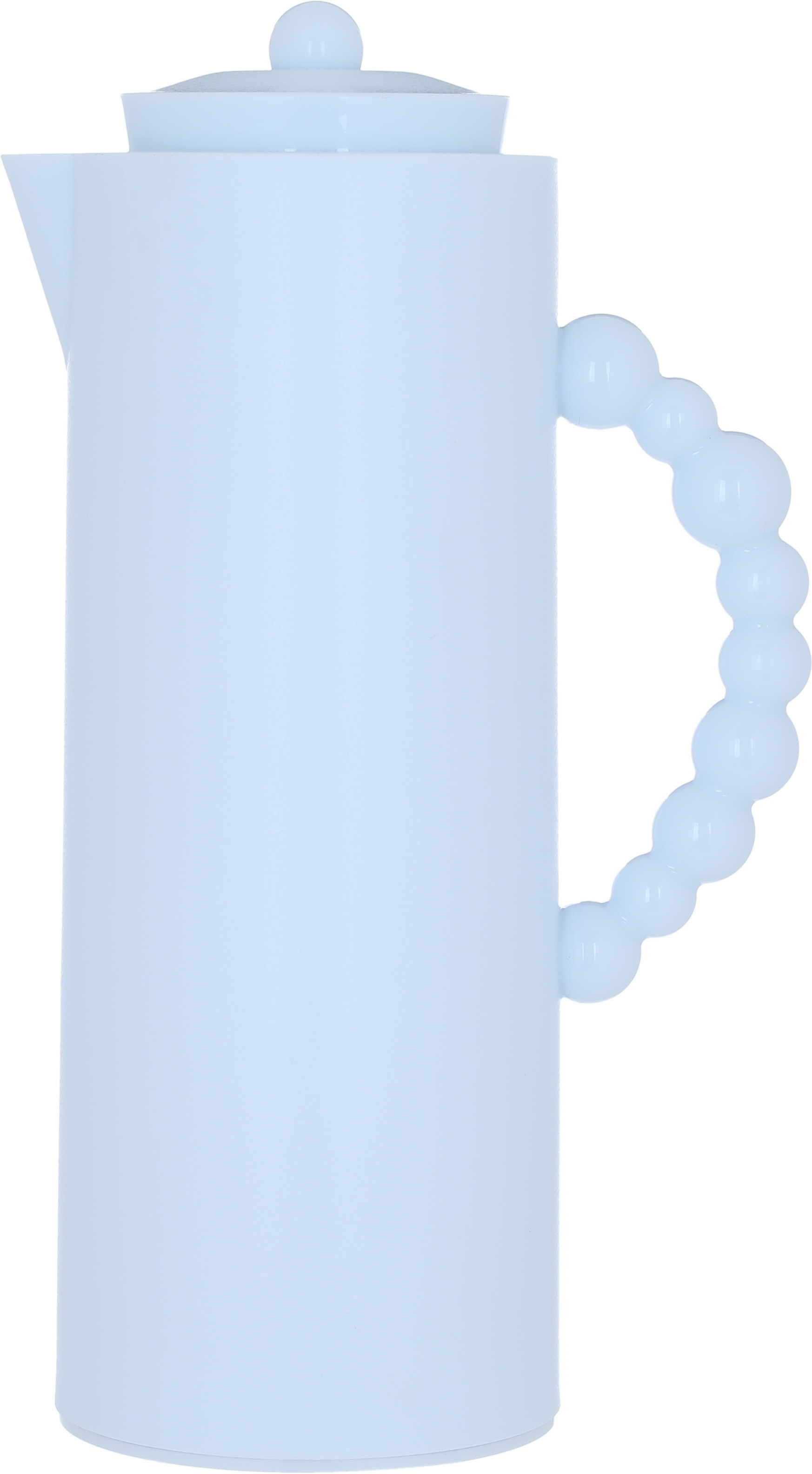 Al Saif Gallery Royal 7 glass thermos, 1 liter, glass inner container, plastic outer shell - cyan product image