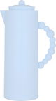 Al Saif Gallery Royal 7 glass thermos, 1 liter, glass inner container, plastic outer shell - cyan product image 1