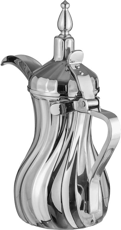 alsaif plus alsaif plus Samira Stainless Steel Coffee Pot and Teapot Set, 0.9/1.6 Liters - Silver product image 7