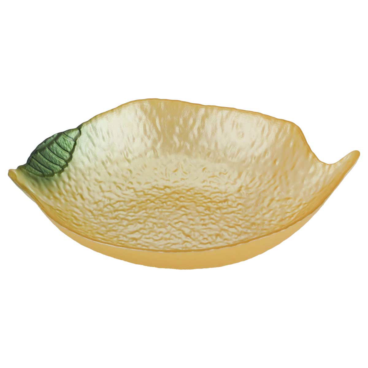 Al Saif Gallery Glass Serving Bowl, 23X16X5 Cm - Yellow product image 2