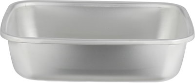 علبة تخزين ستانلس استيل الصحاح، 26x19x7.3 سم، غطاء بلاستيك، قفل - فضي أسود شفاف product image 5