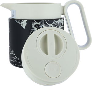 Timeless Rania Thermos, 1.2 liters, steel inner shell, steel outer shell - black grey product image 5