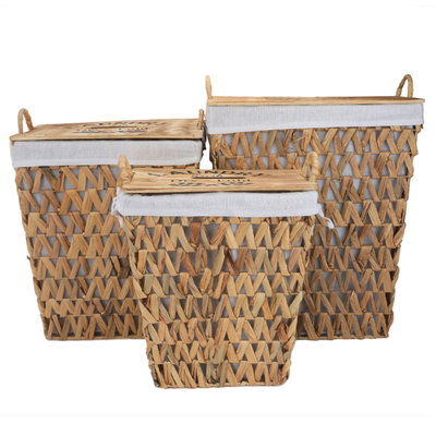 طقم سلة خوص السيف غاليري، 3 قطع - بني product image 1