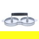 مكبس برجر ألومنيوم السيف غاليري، 2 خانة - فضي product image 1