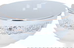 طقم تقديم عشاء بورسلان السيف غاليري صهيل، نقش عربي، 24 قطعة - أبيض product image 3