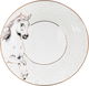 Al Saif Gallery porcelain cake stand, plate, acrylic cover, 9 pieces - white product image 5