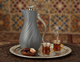 Glory Layal Thermos, 1 Liter, Glass Interior, Transparent Handle, Push-Button Lid - Dark Gray product image 6