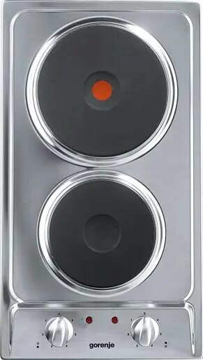 موقد كهربائي ايطالي جورينيا، 3000 واط، شعلتين، 30 سم، EM300E - فضي product image