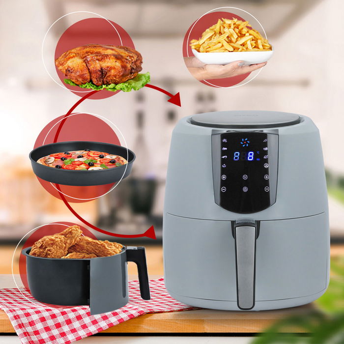 Edison Air Fryer, 5.2L, 1800W - Light Grey product image 5