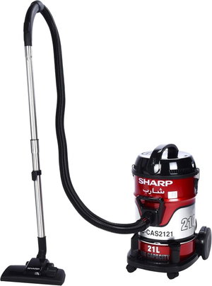مكنسة كهربائية شارب، 2100 واط، 21 لتر، ECCAS2121 - احمر product image