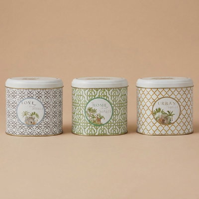 طقم علب استيل السيف غاليري، 160-105-150 مل، 3 قطع، بيضاوي - ملون product image 1