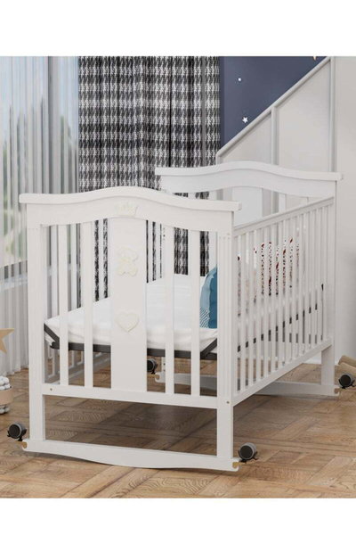 سرير اطفال خشب الصنوبر فان مومنت، 130×70 سم، مع ناموسية - ابيض product image 6