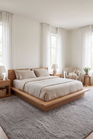 سجاده مارشميلو شكل مستطيل، 1.60×2.30 سم، صنع آلياً - رمادي product image 2