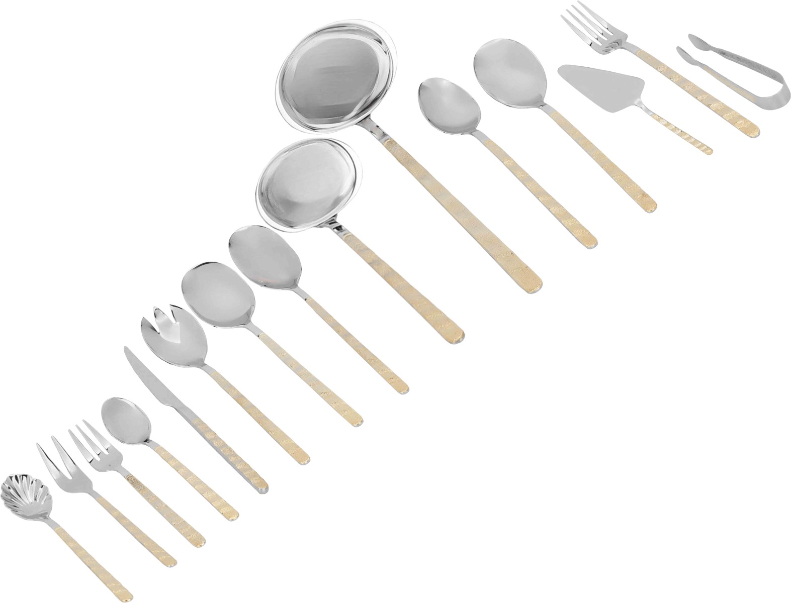 طقم ملاعق استيل السيف غاليري، 72 قطعة - فضي product image