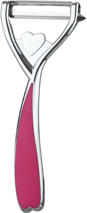 قشارة خضار ستانلس ستيل السيف غاليري، 15×6 سم - فضي وردي product image