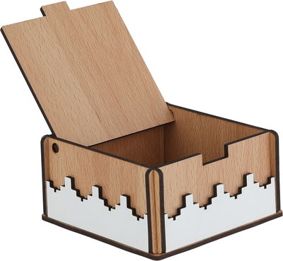 طقم مبخرة ارث السيف غاليري، 31x14x10 سم - بني داكن ابيض product image 5