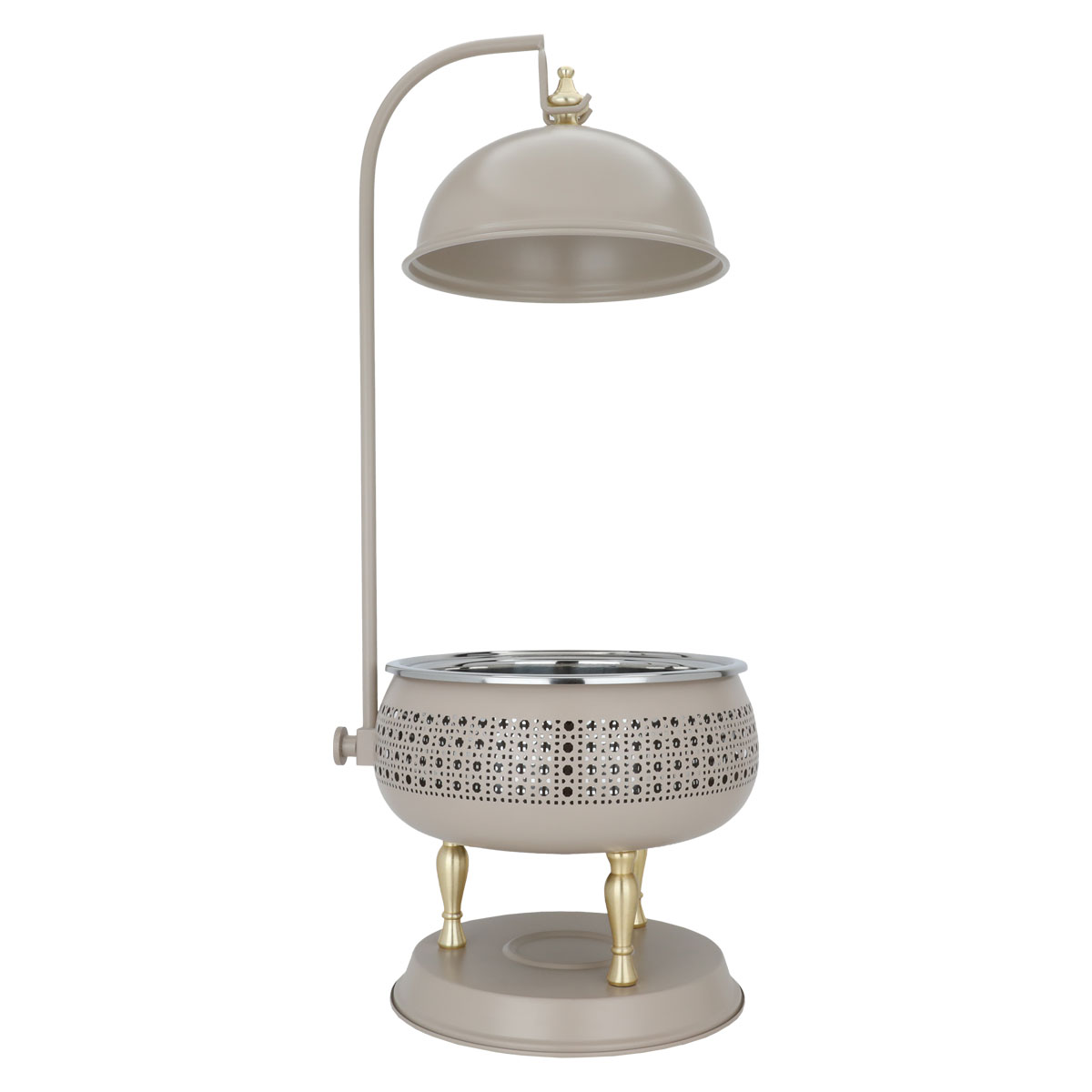 Al Saif Gallery India Steel Food Warmer, 3 Liters - Beige product image