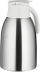 Aura Thermos, 1.6 Liter, Stainless Steel Inner Container, Stainless Steel/Plastic Outer Body, Push Button - Creamy Silver product image 4
