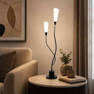 اباجورة طاولة معدن، 60x10 سم - اسود product image