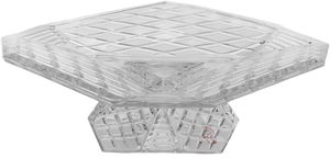 ستاند تقديم زجاج السيف غاليري، 33x33x10 سم، معين، قاعدة - شفاف product image 2