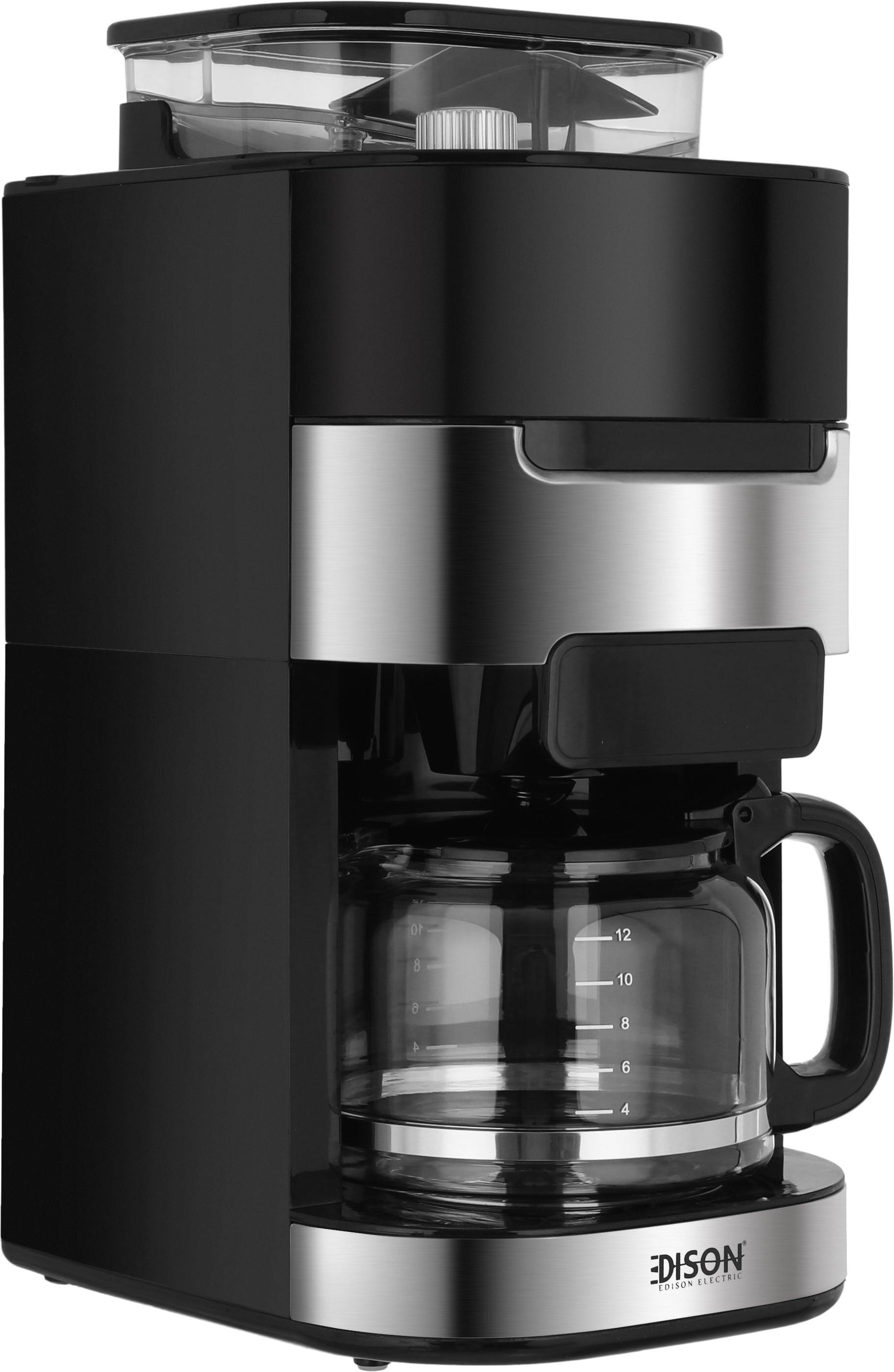 Edison Drip Coffee Maker, 900 Watt, 1.5 Liter - Black Silver product image 2