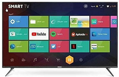 تلفزيون بدون اطار LED سمارت كيه ام سي، 55 بوصة، 4K UHD، ريسيفر مدمج، اندرويد 13، 2 ريموت، KMC55US24 - اسود product image 2
