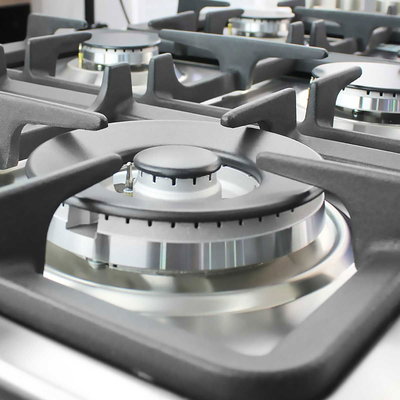 موقد غاز سطحي أريستون، 6 عيون، استيل، 90 سم، AM96T0GMIXSA - فضي product image 5