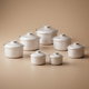 Al Saif Plus Abu Taj Indian pots set, 15 x 9 cm, 14 pieces - silver product image 1
